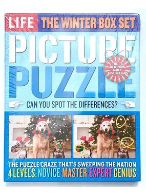 LIFE Picture Puzzle books Spot the Difference Winter Box Set by Editors of LIFE
